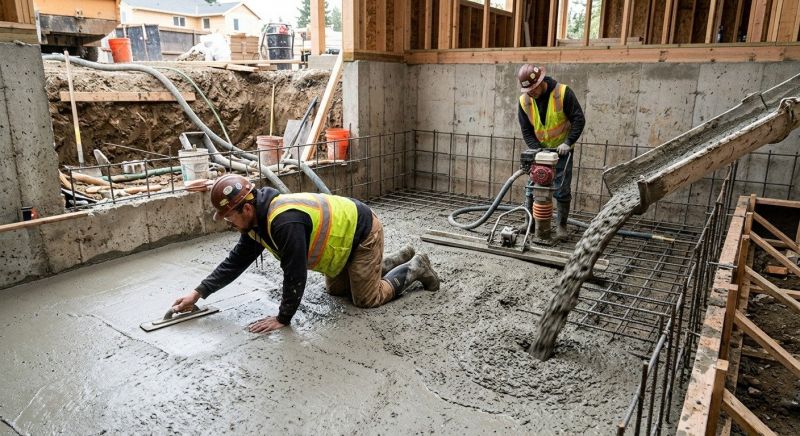 Basement Concrete Installation in Cypress, TX