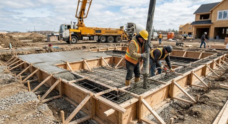 Concrete Foundation Installation in Katy, TX