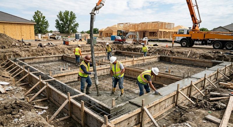 Concrete Foundation Installation in Rosenberg, TX